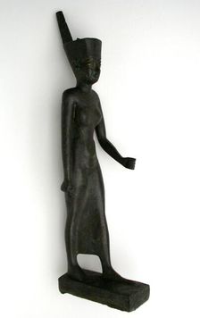 Statuette of the Goddess Neith, Egypt, Late Period, Dynasty 26 (664-525 BCE). Creator: Unknown