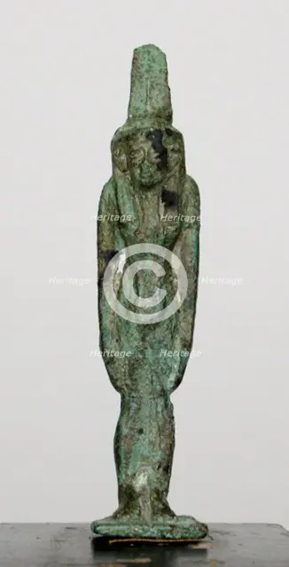 Statuette of the Goddess Nephthys, Egypt, Third Intermediate Period-Late Period, Dynasty 21-31... Creator: Unknown.