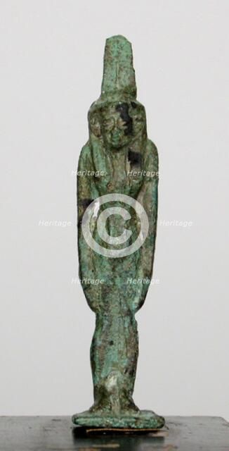 Statuette of the Goddess Nephthys, Egypt, Third Intermediate Period-Late Period, Dynasty 21-31... Creator: Unknown.