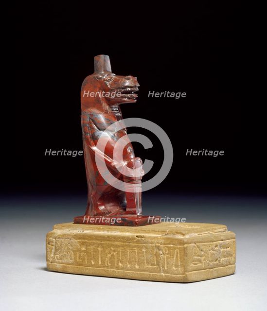 Statuette of the goddess Taweret, Third Intermediate Period (Egypt) (c1070 - 715 BC). Artist: Unknown.
