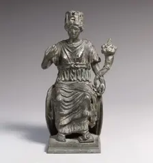 Statuette of the Personification of a City, Late Roman or Byzantine, 300-500. Creator: Unknown