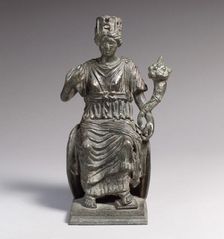 Statuette of the Personification of a City, Late Roman or Byzantine, 300-500. Creator: Unknown
