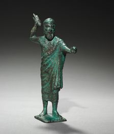 Statuette of Tinia (Zeus), 500-475 BC. Creator: Unknown