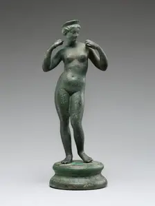 Statuette of Venus on Round Base, 1st century A.D. Creator: Unknown