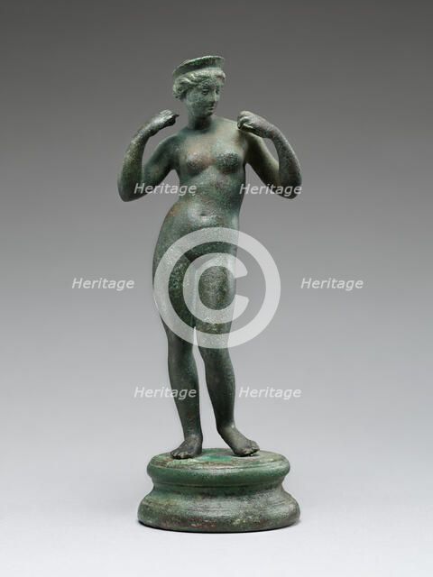 Statuette of Venus on Round Base, 1st century A.D. Creator: Unknown.