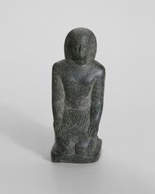 Statuette of Wesir-nakht, Egypt, Late Period, Dynasty 31 (about 342-332 BCE). Creator: Unknown