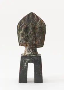 Statuette: Buddhist trinity, Period of Division, 556. Creator: Unknown