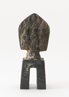 Statuette: Buddhist trinity, Period of Division, 556. Creator: Unknown