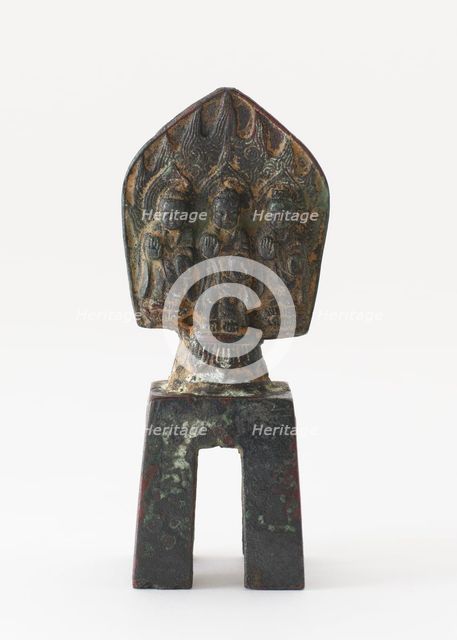 Statuette: Buddhist trinity, Period of Division, 556. Creator: Unknown.