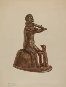 Statuette, c. 1937. Creator: Frank Fumagalli