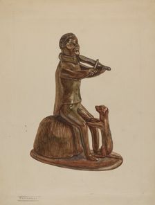 Statuette, c. 1937. Creator: Frank Fumagalli