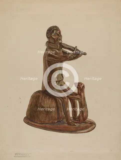 Statuette, c. 1937. Creator: Frank Fumagalli.