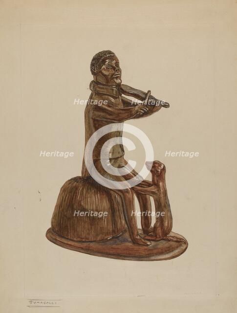 Statuette, c. 1937. Creator: Frank Fumagalli.