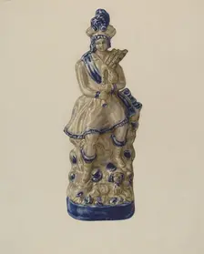 Statuette, c. 1939. Creator: Yolande Delasser