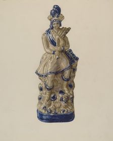 Statuette, c. 1939. Creator: Yolande Delasser