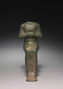 Statuette: Seated Mummiform Deity, 664-525 BC. Creator: Unknown