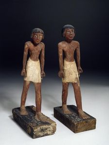 Statuettes, VIth Dynasty, c2325 -c2175 BC