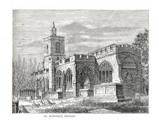 St.Dunstan's Stepney. From a View taken in 1803. Artist: Walter Thornbury