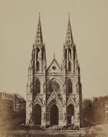 Ste. Clotilde, Paris, between 1860 and 1870. Creator: Edouard Baldus