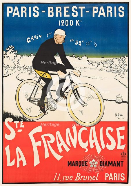 Sté. La Française: Paris - Brest - Paris, 1901. Creator: Brun, Charles-Guillaume (1825-1908).