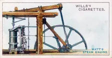 Steam engine by James Watt, 1915. Creator: Anon