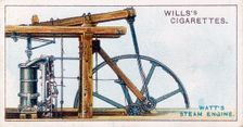 Steam engine by James Watt, 1915. Creator: Anon