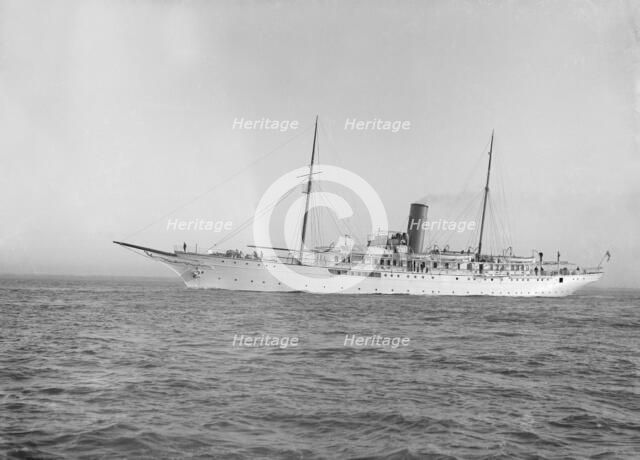 Steam yacht 'Liberty', 1914. Creator: Kirk & Sons of Cowes.