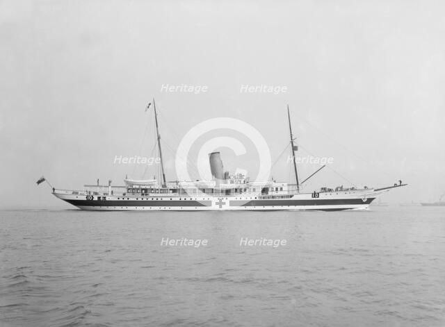 Steam yacht 'Liberty', 1914. Creator: Kirk & Sons of Cowes.