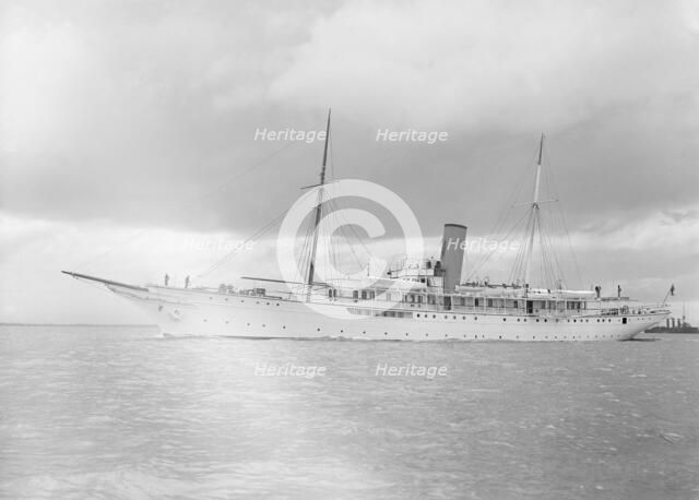 Steam yacht 'Liberty', 1914. Creator: Kirk & Sons of Cowes.