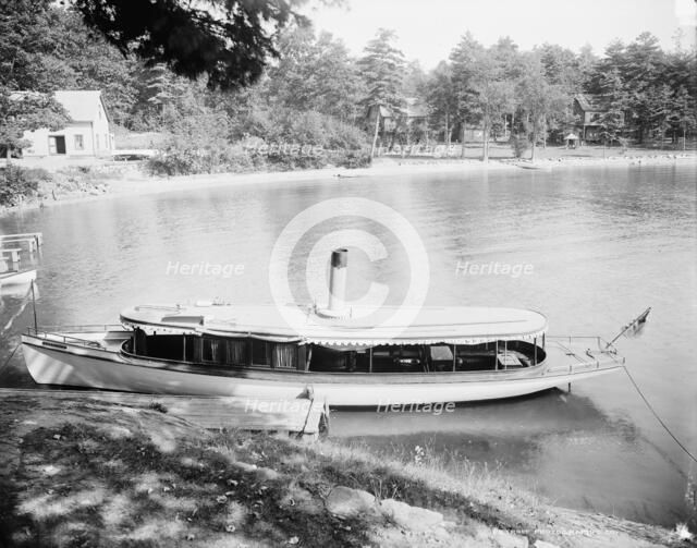 Steam yacht Montcalm, between 1900 and 1905. Creator: Unknown.