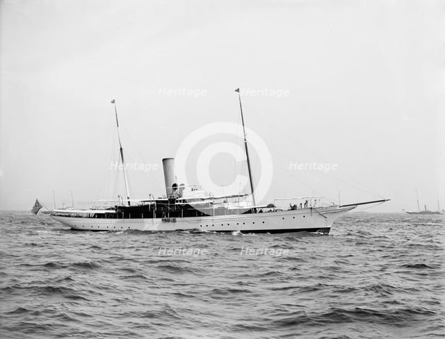 Steam yacht Surf, ca 1903. Creator: Unknown.