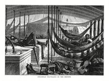 Steamboat travelling on the Orinoco, South America, 1877