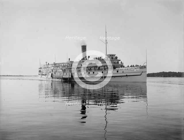 Steamer Toronto at Gananoque, Thousand Islands, (1901?). Creator: Unknown.