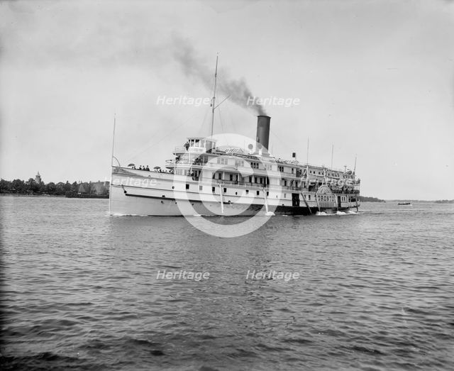 Steamer Toronto, Alexandria Bay, Thousand Islands, (1901?). Creator: Unknown.