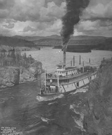 Steamer "White Horse" in Five Fingers, 1920. Creator: Unknown