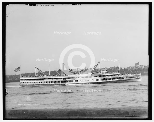 Steamer Albany, c1908. Creator: Unknown.