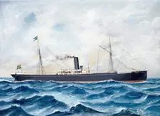 Steamer Ceres, 1899. Creator: J.B. Bowney