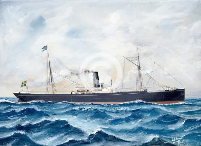 Steamer Ceres, 1899. Creator: J.B. Bowney.