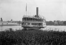 Steamer "Charles Macalester" On The Potomac River, 1917 or 1918. Creator: Harris & Ewing