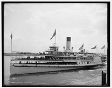 Steamer Greyhound, (1908?). Creator: Unknown