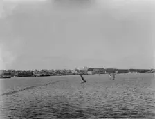 Steamer landing and San Cristobal, San Juan, Puerto Rico, between 1880 and 1901. Creator: Unknown