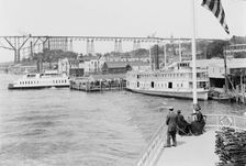 Steamer landings, Poughkeepsie, N.Y., c1908. Creator: Unknown