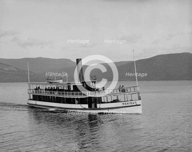 Steamer Mohican, Lake George, N.Y., between 1900 and 1910. Creator: William H. Jackson.