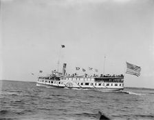 Steamer New York, 1000 Islands, between 1887 and 1901. Creator: Unknown