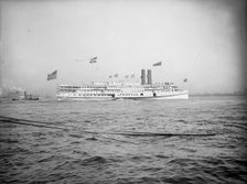 Steamer Priscilla, Fall River Line, c1901. Creator: Unknown