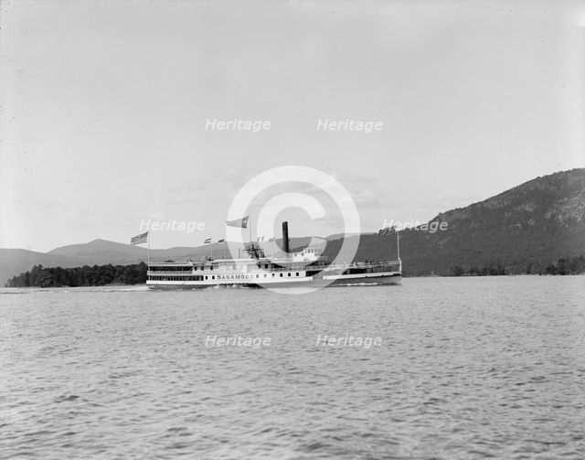 Steamer Sagamore, Lake George, N.Y., between 1900 and 1910. Creator: William H. Jackson.