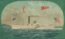 Steamer "St. Lawrence", 1850. Creator: James Bard