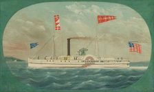 Steamer "St. Lawrence", 1850. Creator: James Bard