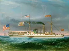 Steamship "Erie", probably 1837. Creator: Unknown