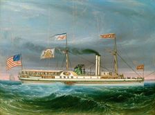 Steamship "Erie", probably 1837. Creator: Unknown